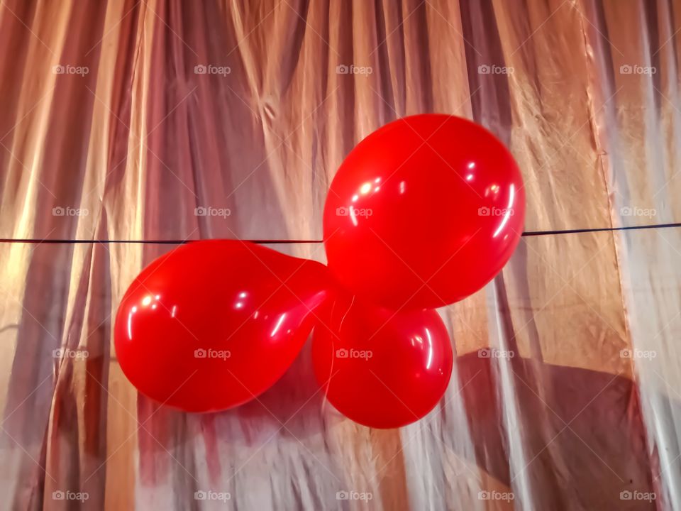 Beautiful red balloons awesome image india