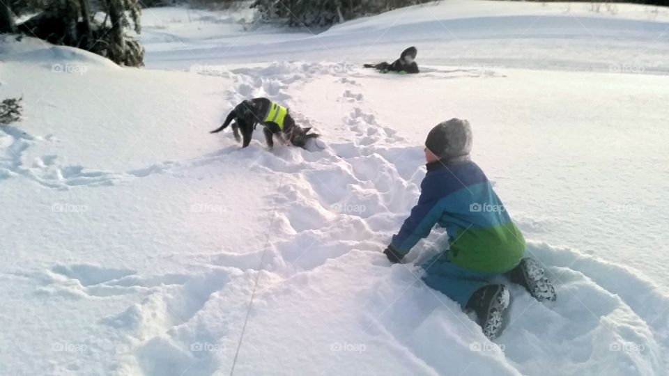 Playtime in the snow!