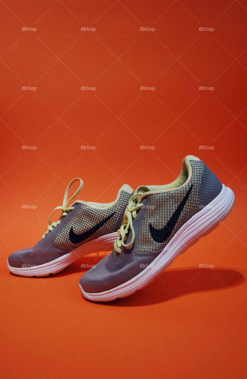 Nike running shoes.
