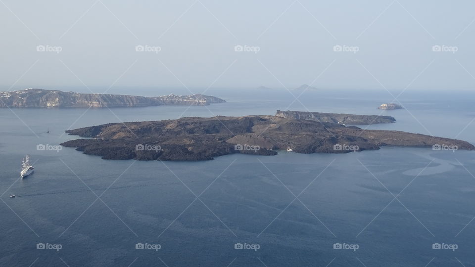 Greece Santorini Caldera. Greece Santorini Caldera