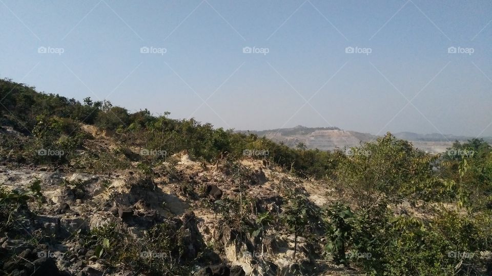 A beautiful scene of hill's where situated many valley.