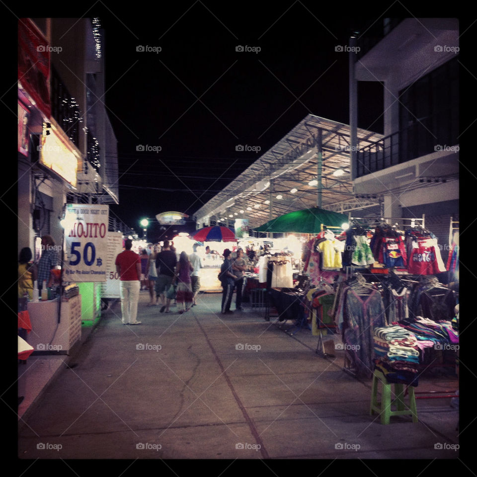 thailand koh samui night market walking street chaweng beach koh samui thailand by marky1de