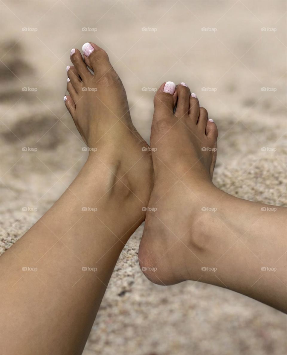 Foot In Sand