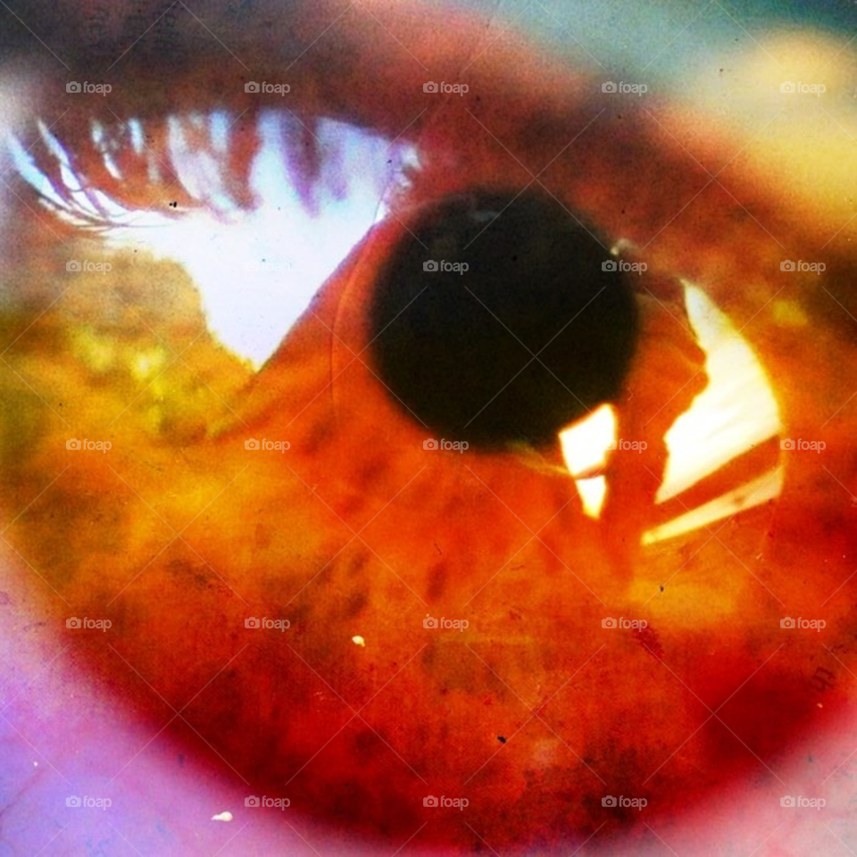 macro art eye reflection by lightanddrawing