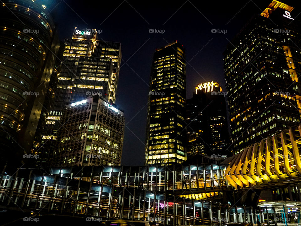 An artificial light for a busy night life.