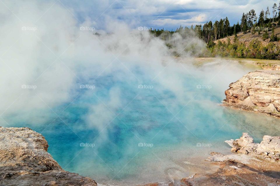 Water, No Person, Travel, Landscape, Steam