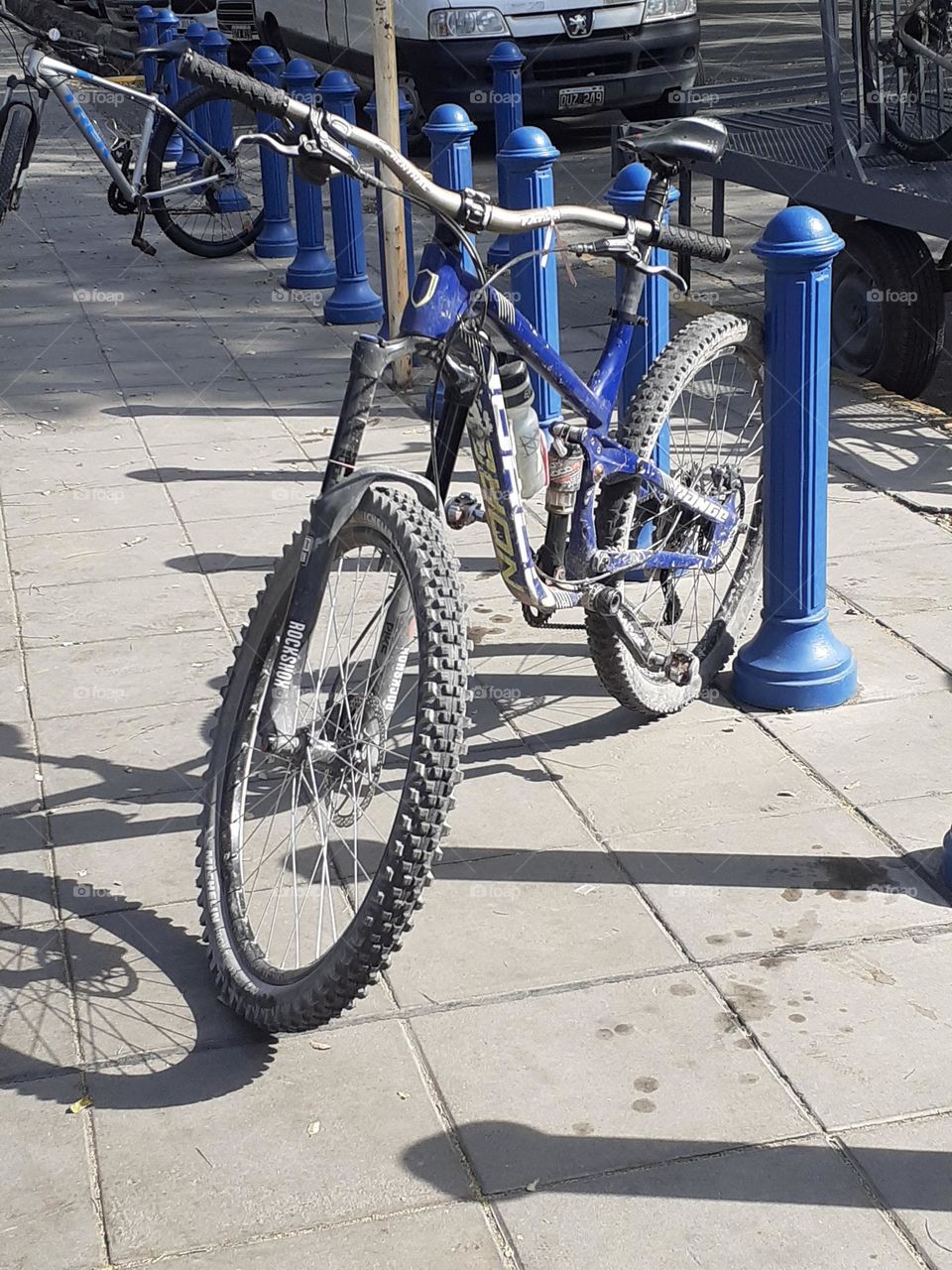 la bicicleta en ciudad