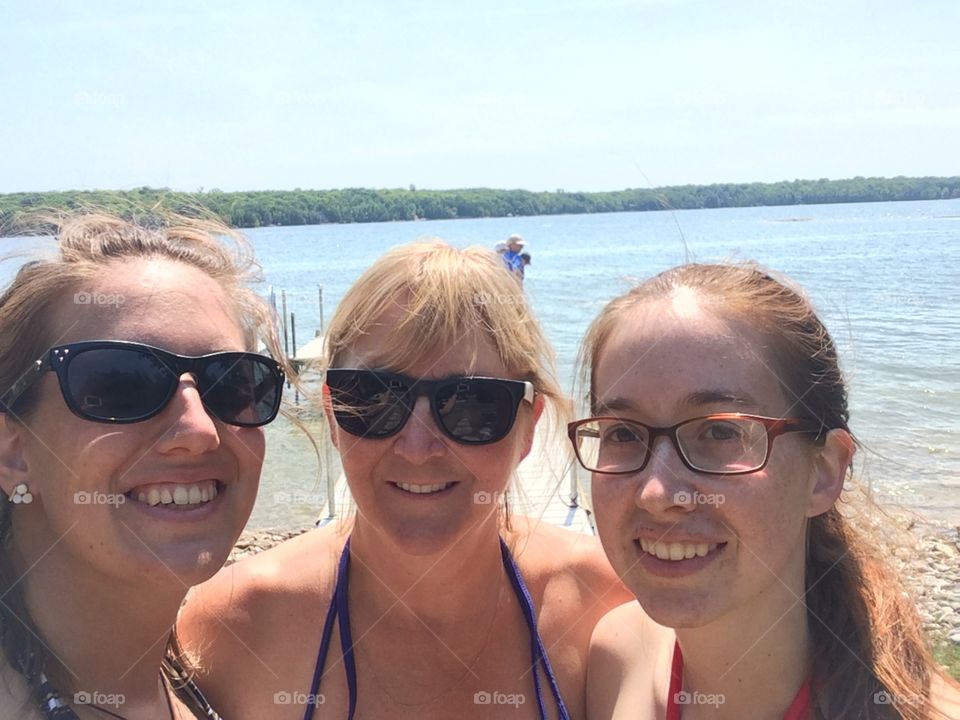Family trip at Miller Lake