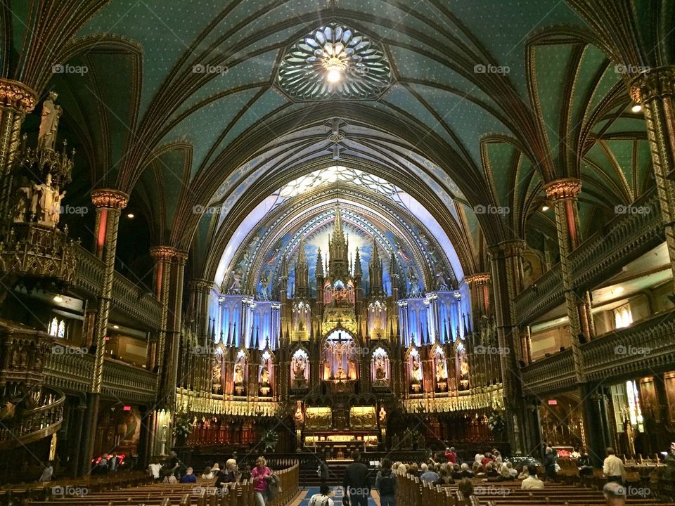 Notre Dame Cathedral, Montreal 
