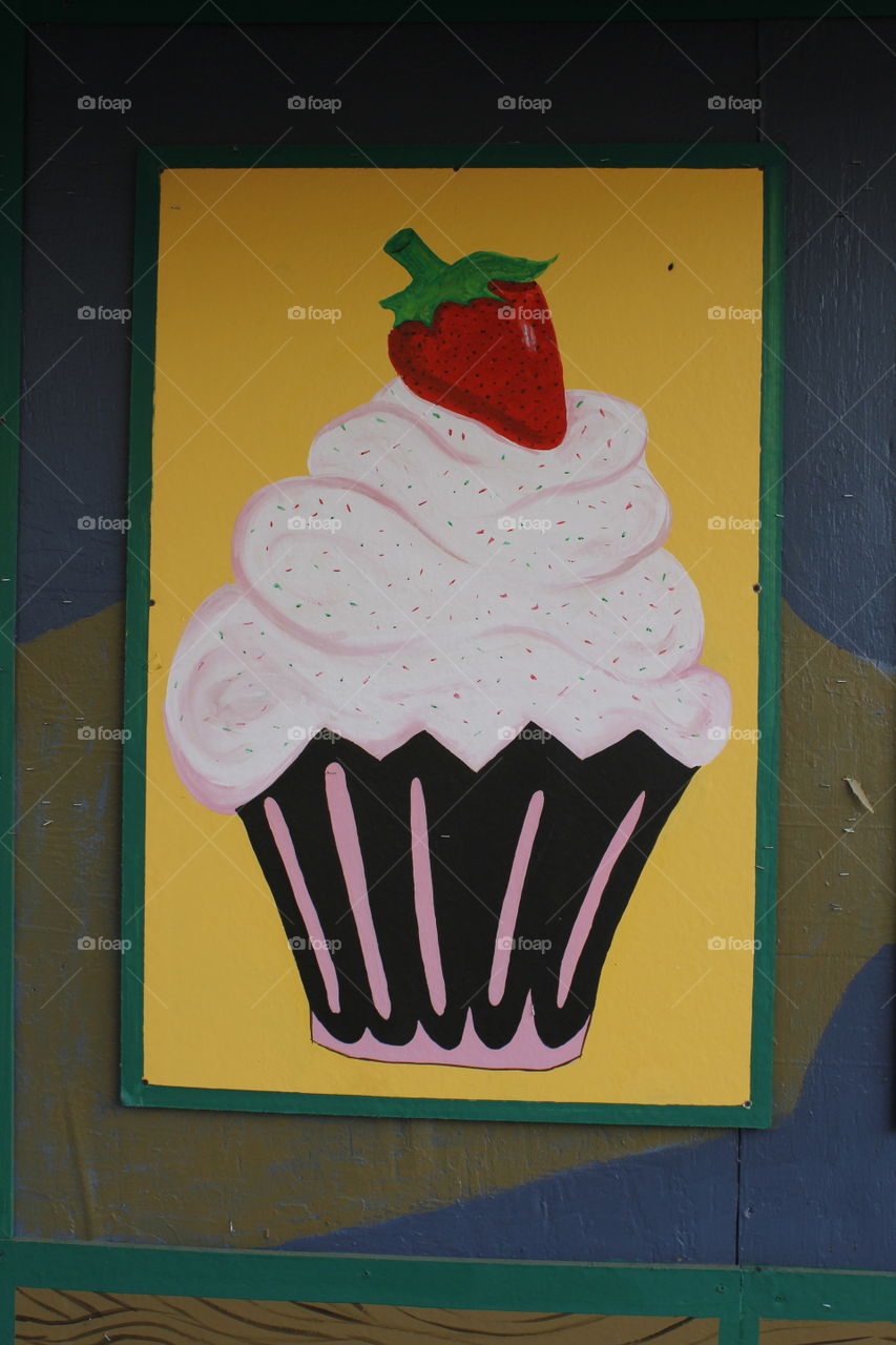 cupcake sign