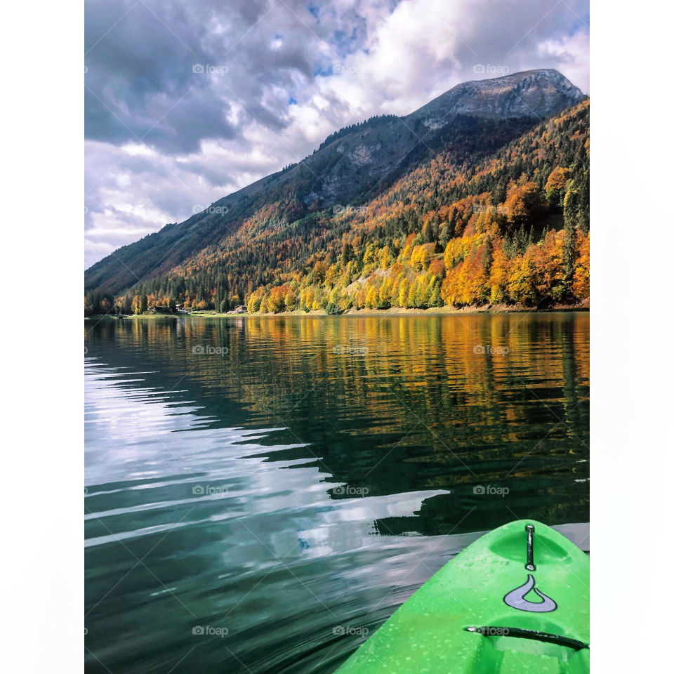 Autumn kayaking
