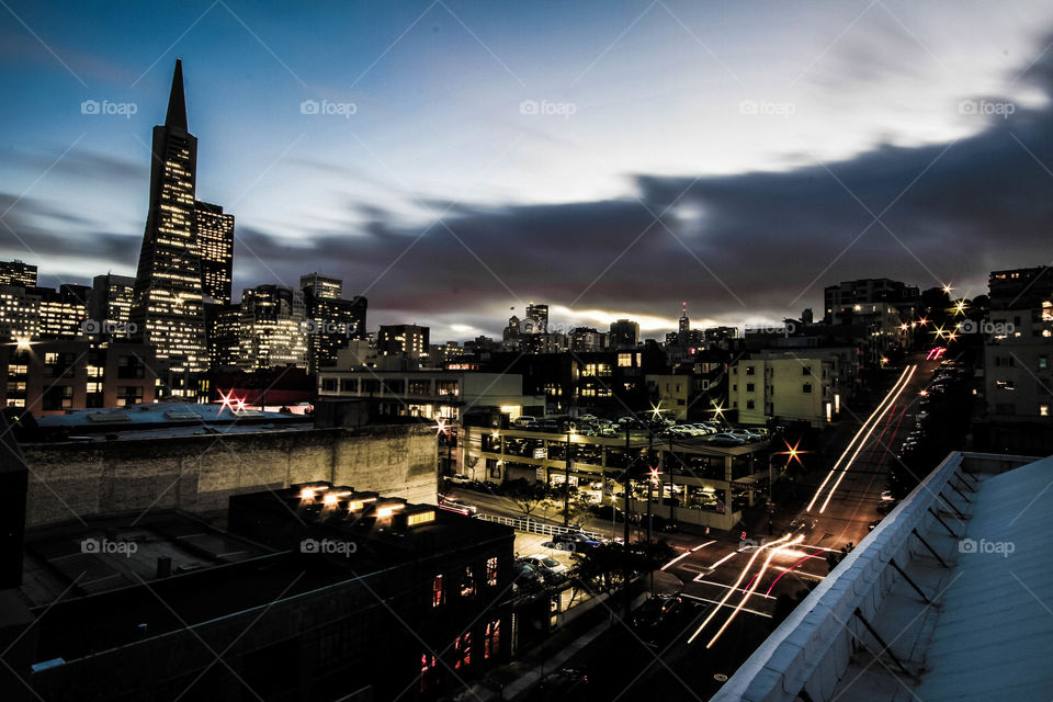 City, Travel, Bridge, Sunset, Architecture