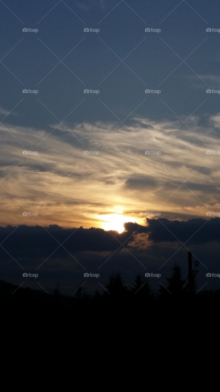 Sunset, No Person, Sky, Sun, Evening