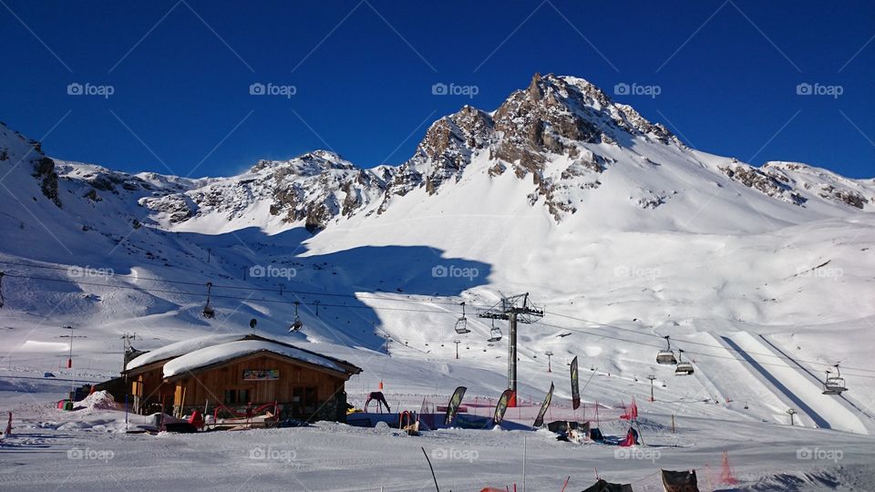 Ski Paradise . Photo was clicked with Sony Z1 Phone at Tignes Val Claret. 