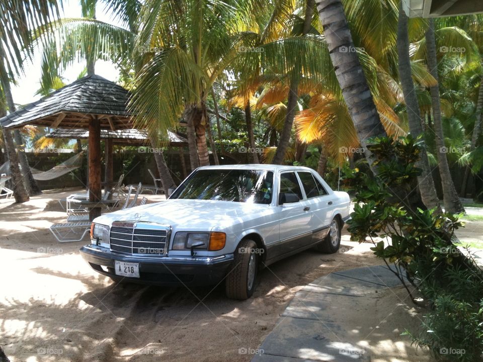 Mercedes on the beach, why not! 