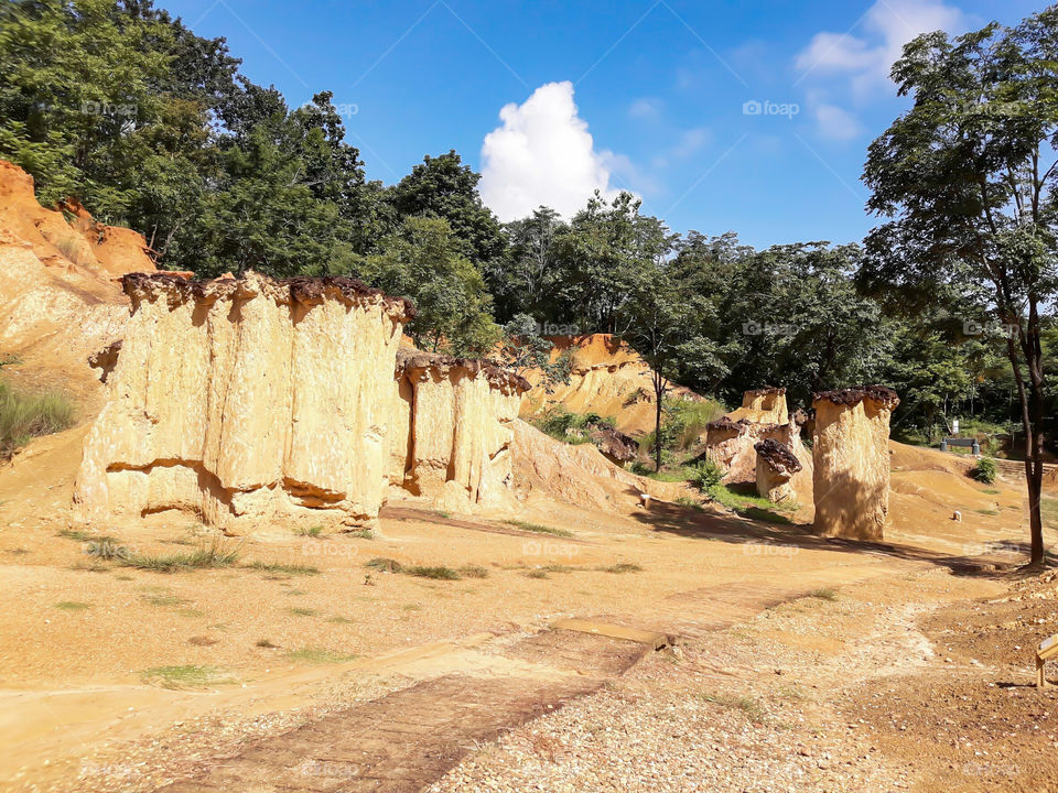 Grand Canyon of Thailand was known as Phae Mueang Phi ,Phrae in Thailand