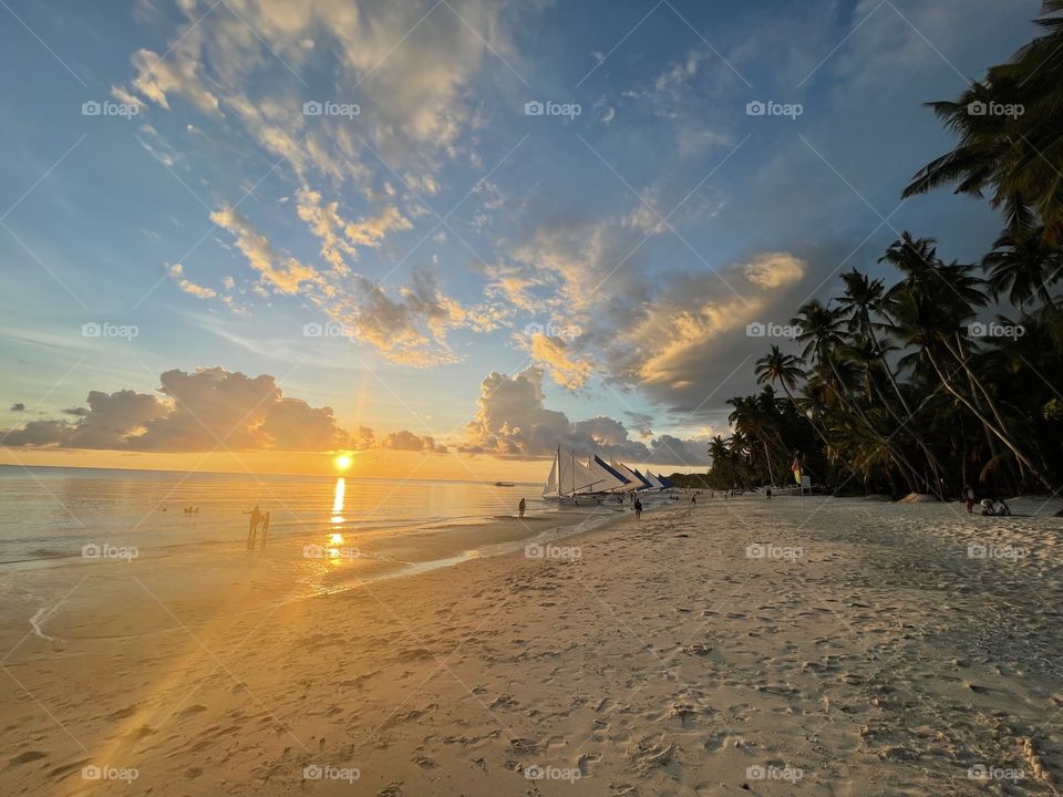 Sunset boracay