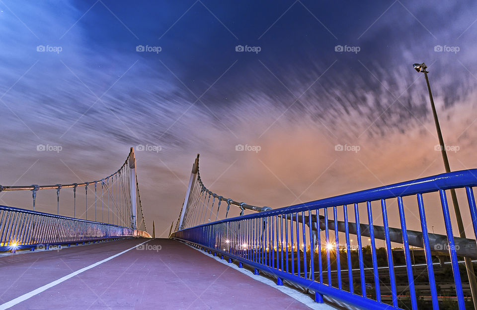 Bridge and cloudysky