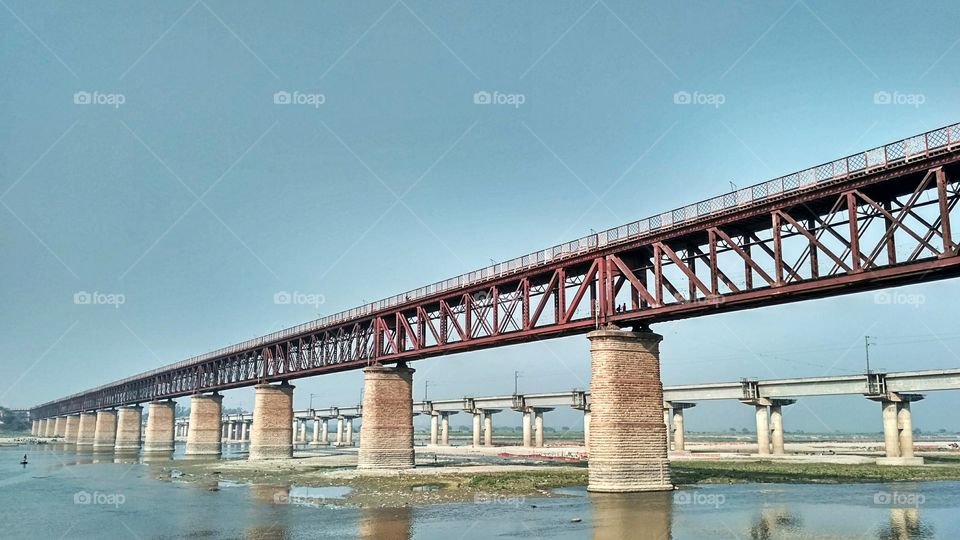 Lord Curzon Bridge in Allahabad