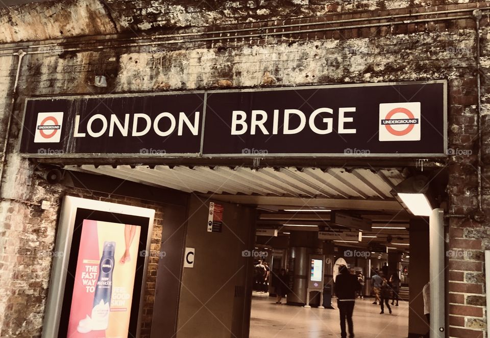 London bridge underground station