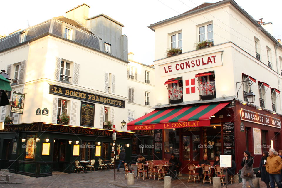 Restaurants at MONTMATRE,Paris