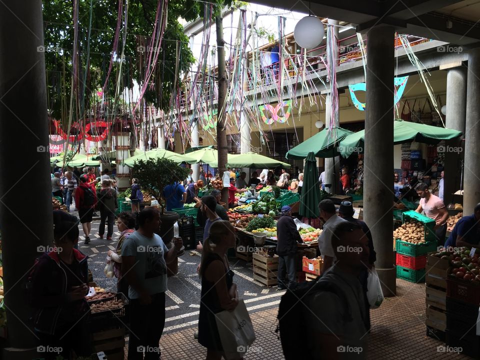 Funchal flower market