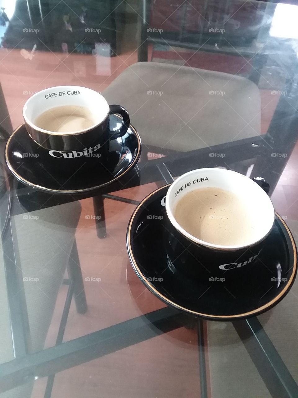 twin Cuban espresso