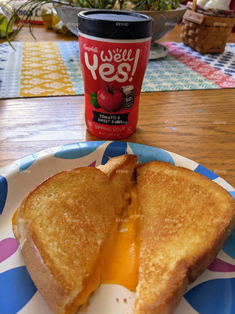 grilled cheese and tomato soup