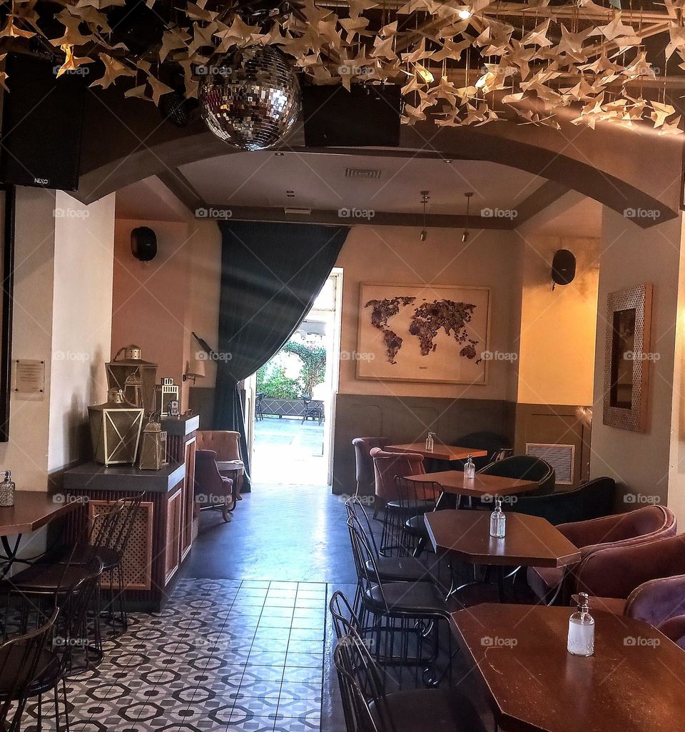 A cafe intetior