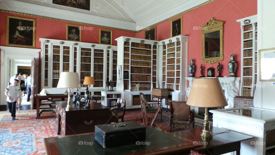stately homes belton house libary
