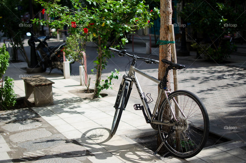 waiting for you . some bike is waiting for its owner 