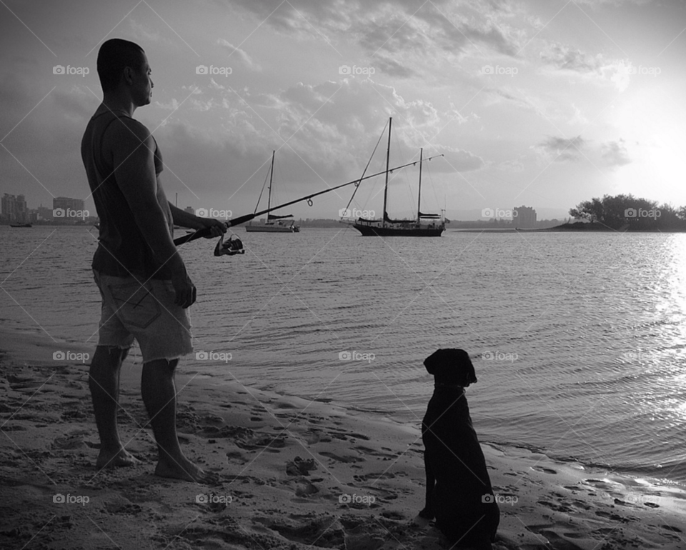 sport beach dog vacation by krispett