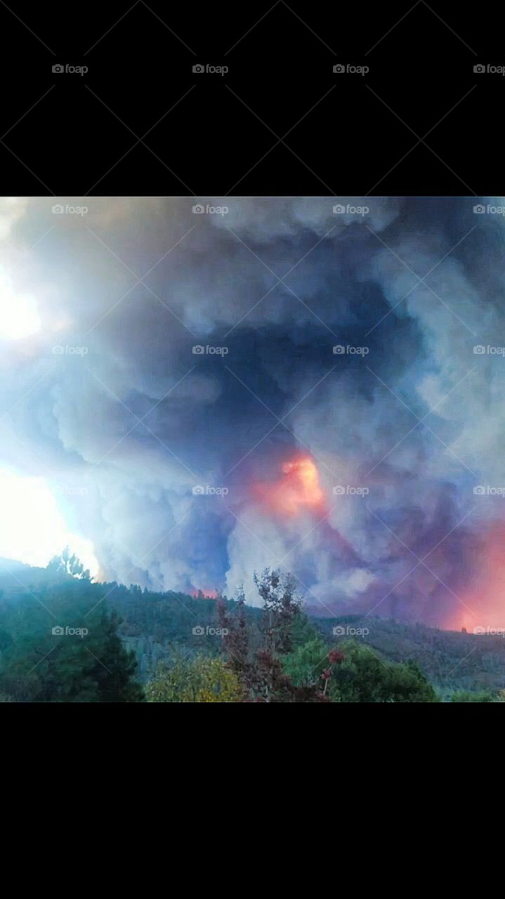 camp fire in California