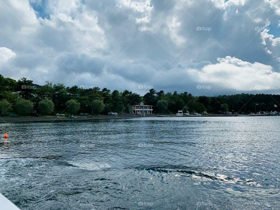 enjoying boating experience