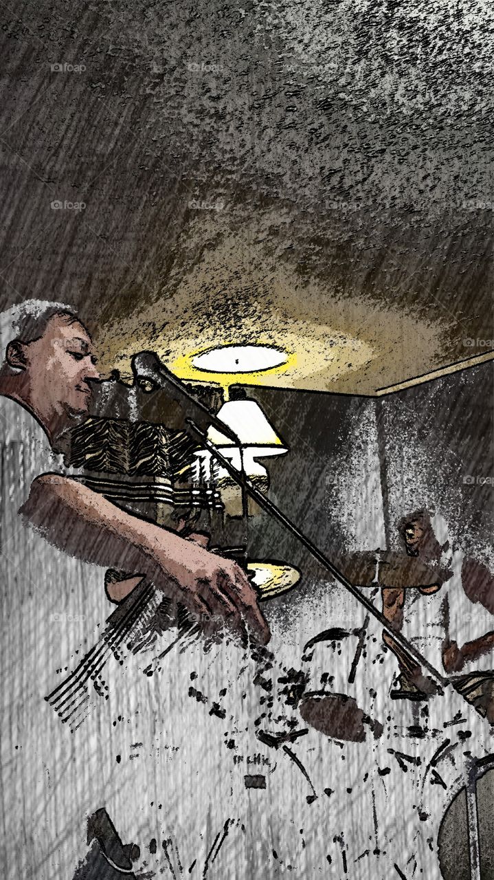 band practice (oil paint edit)