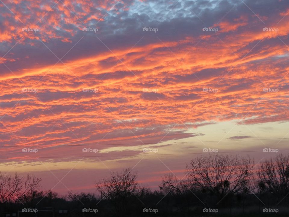 Sunset in Texas