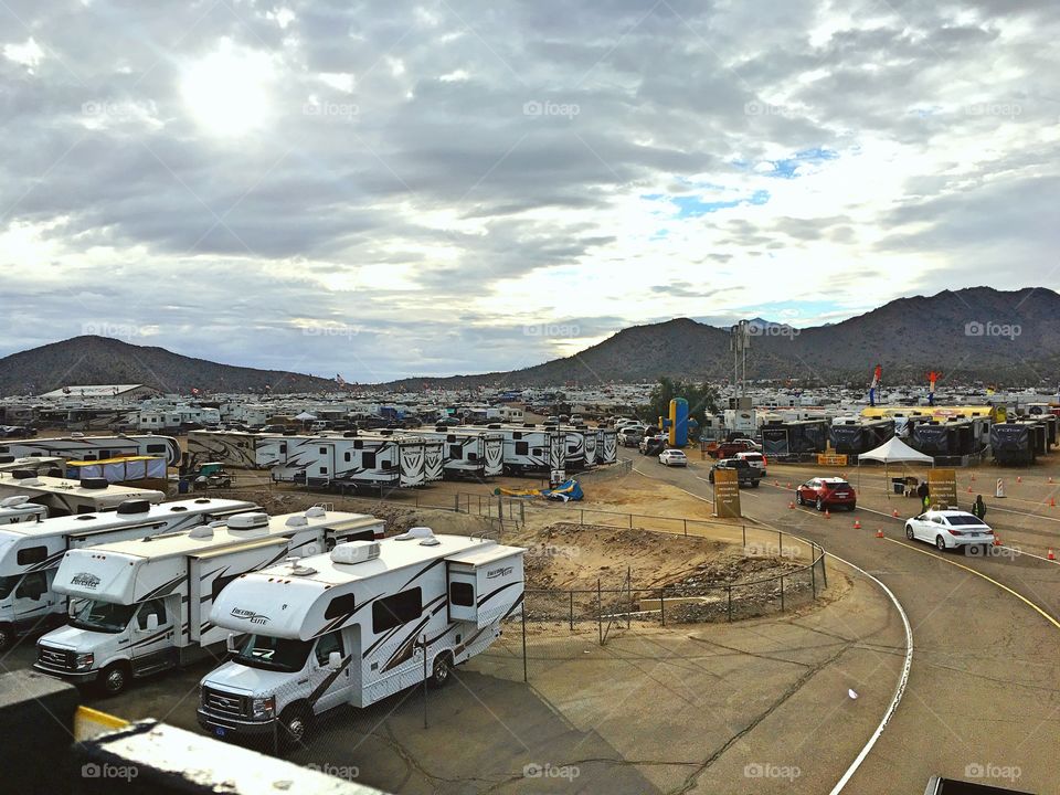 Outside Phoenix International Raceway