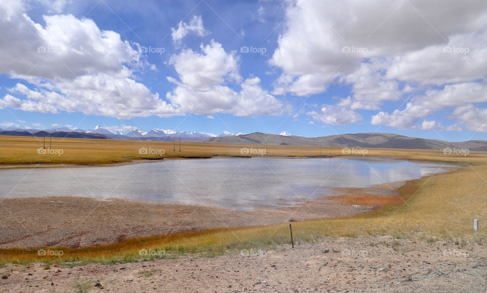 Beautiful landscape in Tibet