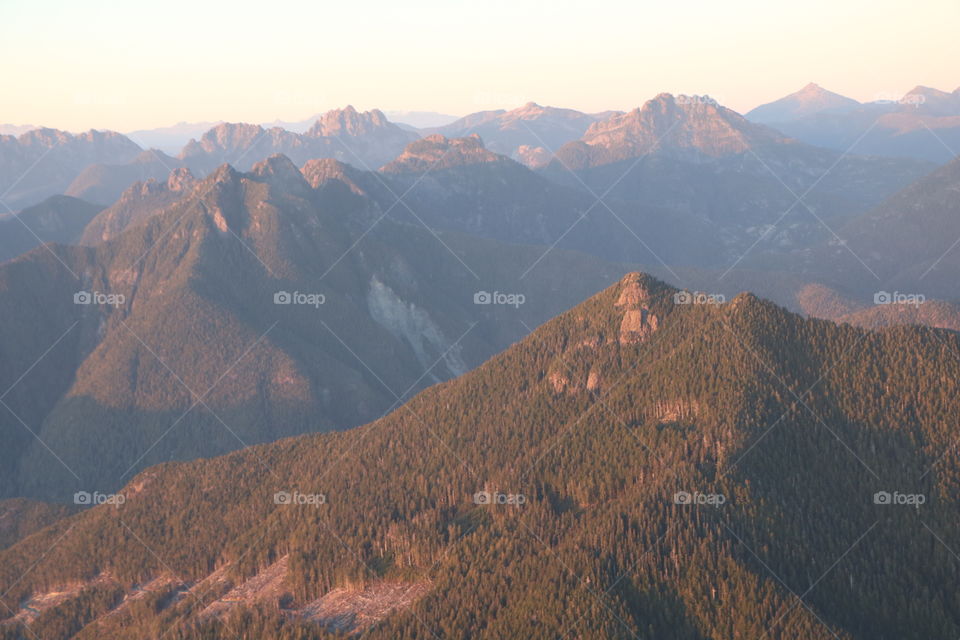 Mountains from above