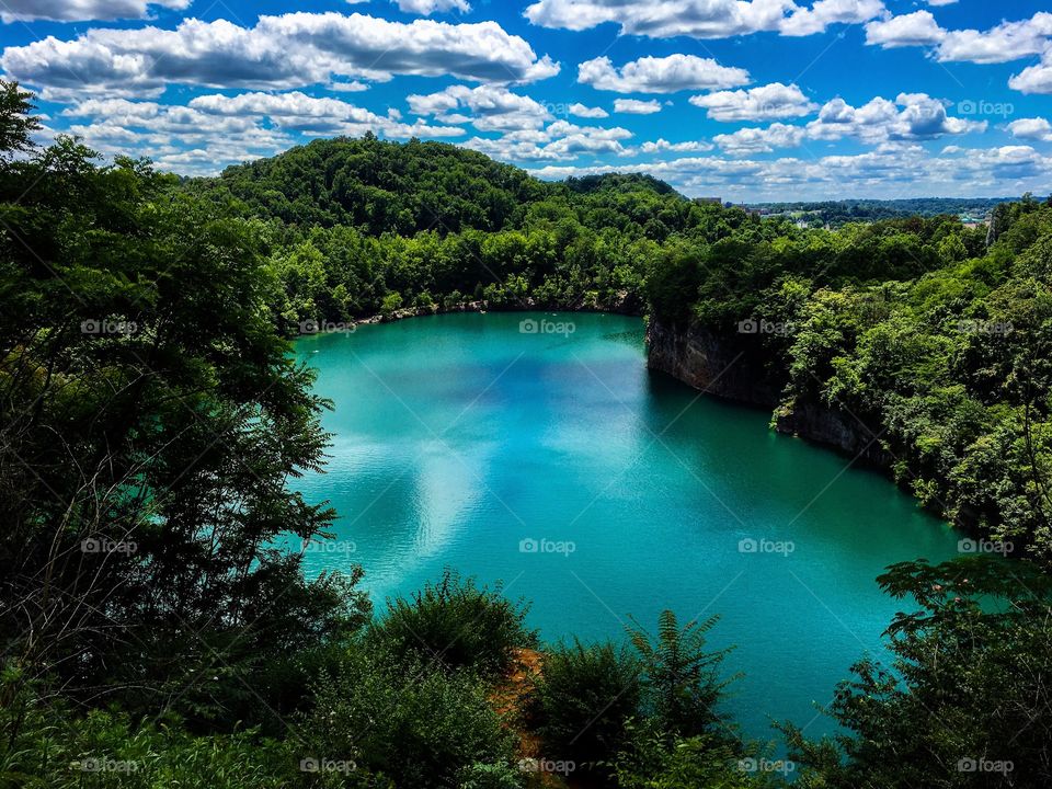 Quarry at Fort Dickerson Park in Knoxville, TN