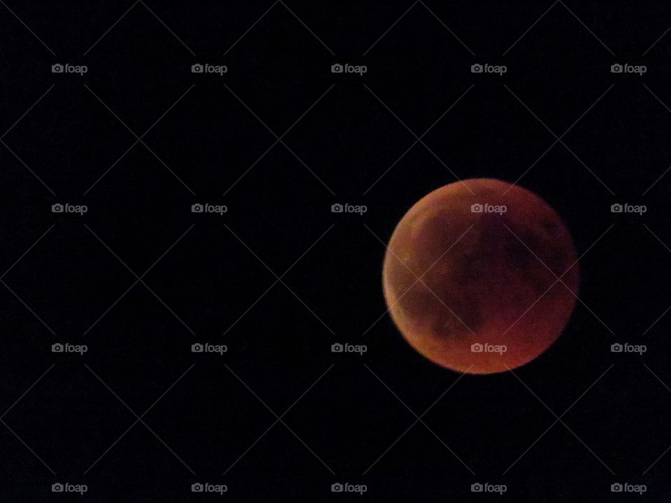 red moon view from Italy