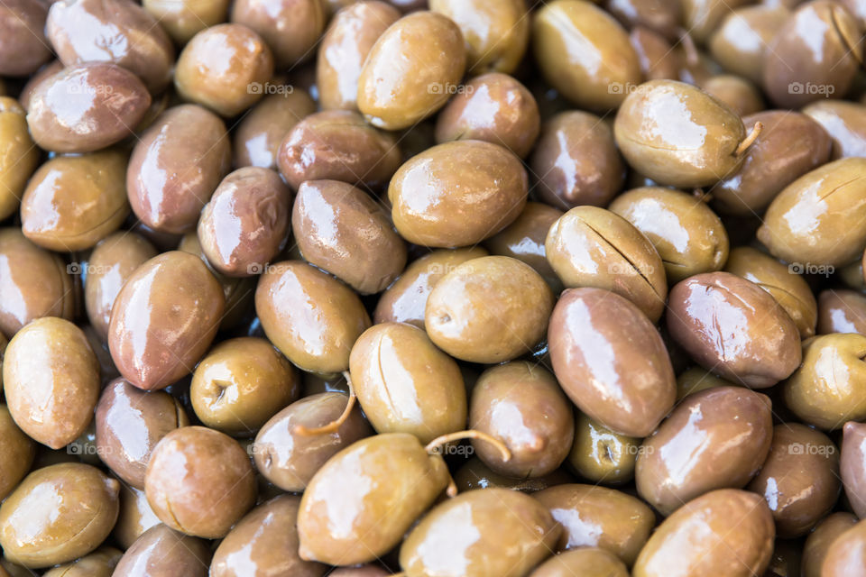 Green And Brown Olives From Greece
