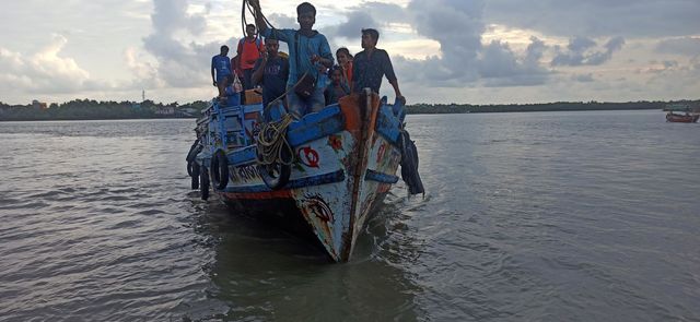River boat in India