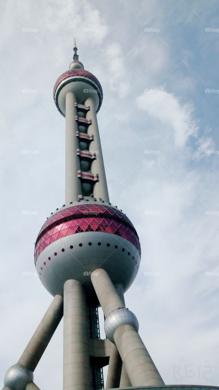 the pearl tower in Shanghai city is a real pearl 
 must to be seen 
travel diaries
