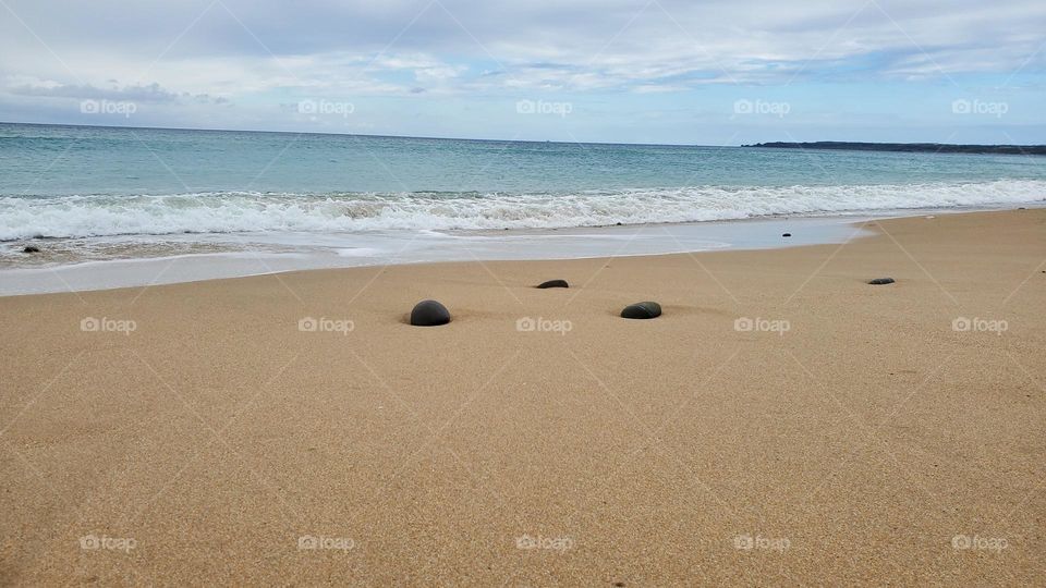 stones on beach
