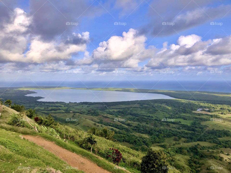 landscape from mountain