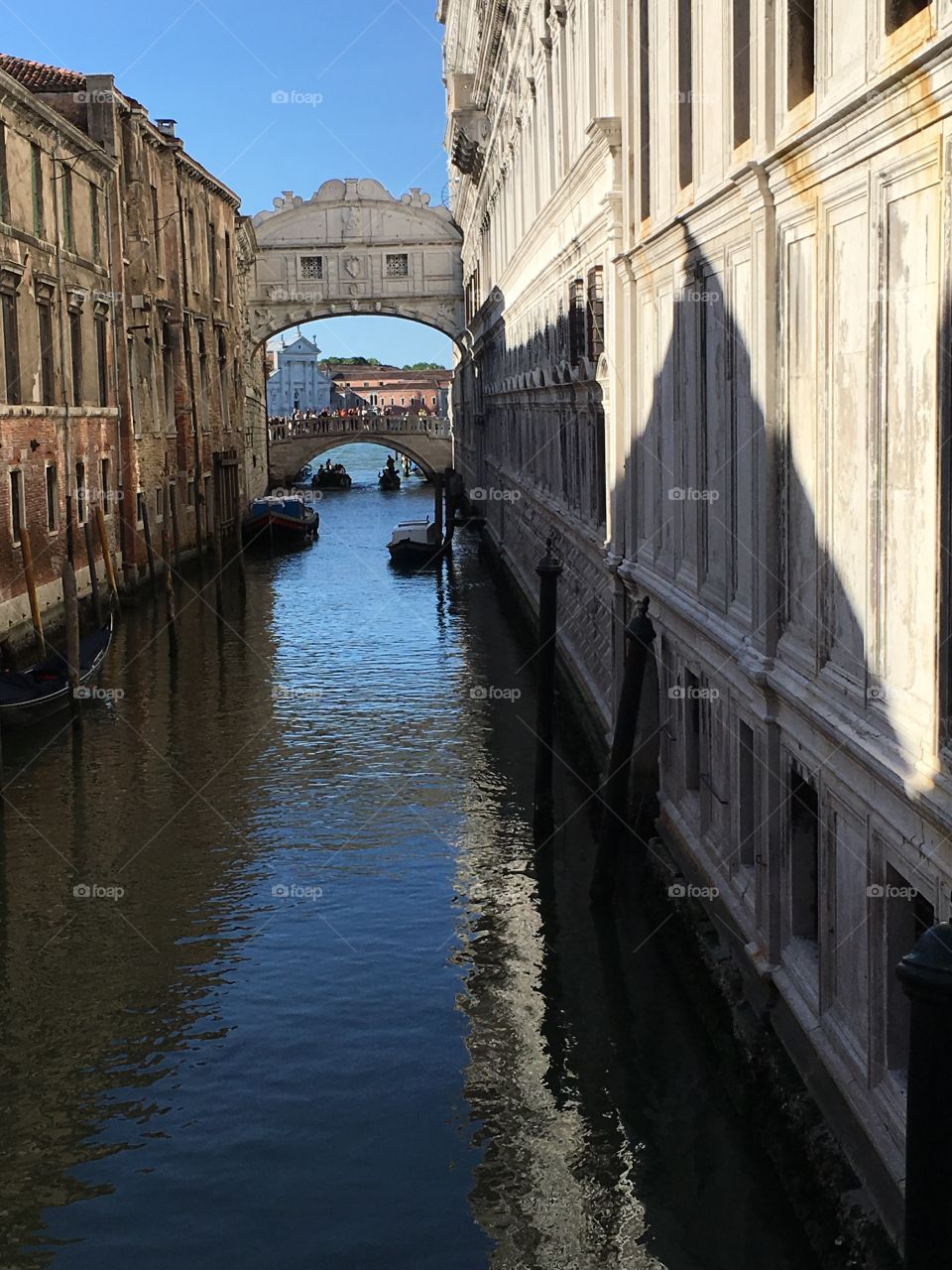 Waiting for Gondola in Venice 