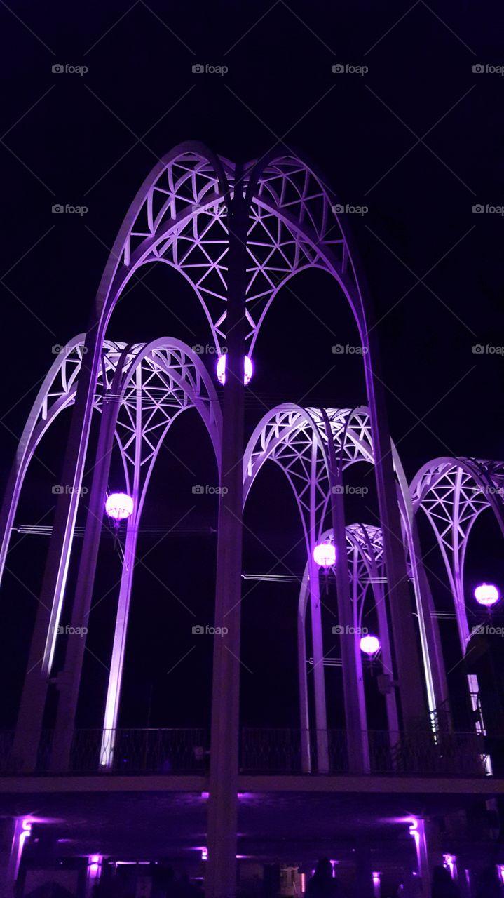 Seattle Center Purple Arches