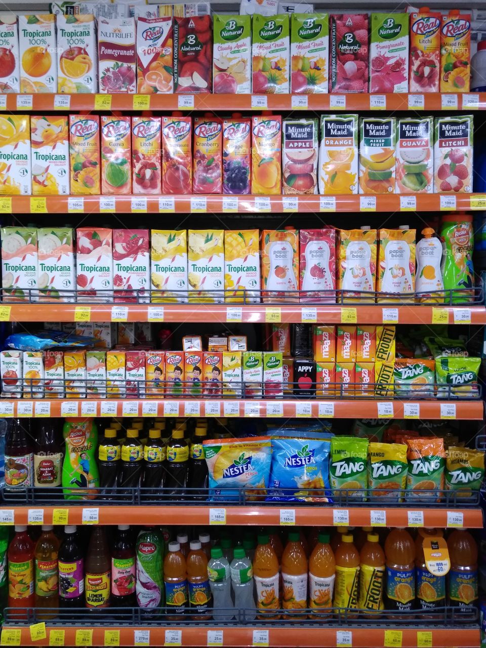 assorted juices