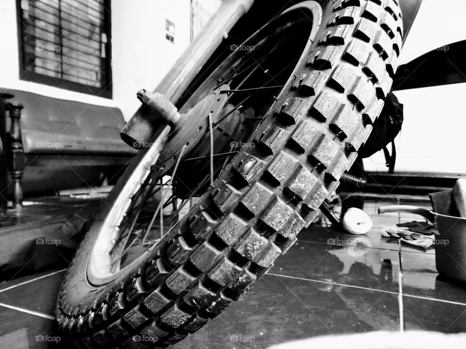 Semi trail motorcycle tires